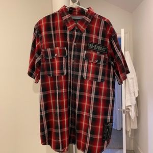 Harley Davidson Short Sleeve Button Down